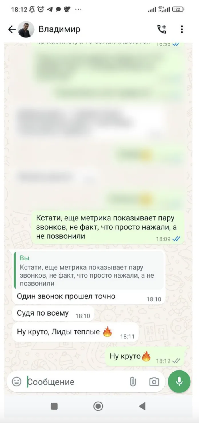 Скриншот переписки 1